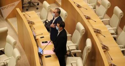 Каха Кучава - С оппозицией, но без спикера: как проходит заседание парламента Грузии - sputnik-georgia.ru - Грузия - Тбилиси
