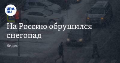 На Россию обрушился снегопад. Видео - ura.news - Москва - Ленинградская обл. - Санкт-Петербург - Тульская обл.