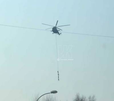 Над Кемеровом кружил вертолёт со спецназом - gazeta.a42.ru - Кемерово