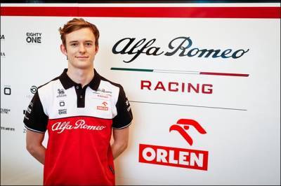 Фредерик Вассер - Каллум Айлотт – второй резервный пилот Alfa Romeo - f1news.ru