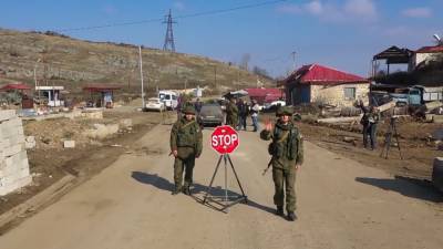 Грузовик с российскими миротворцами подорвался на мине в Карабахе - politros.com - Карабах