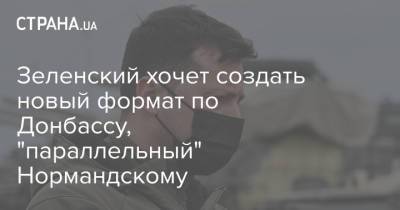 Владимир Зеленский - Зеленский хочет создать новый формат по Донбассу, "параллельный" Нормандскому - strana.ua - Минск - Херсонская обл. - Донбасс