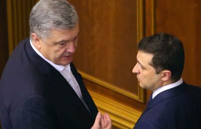 Владимир Зеленский - Петр Порошенко - Порошенко призвал Зеленского не раздражать США - sharij.net