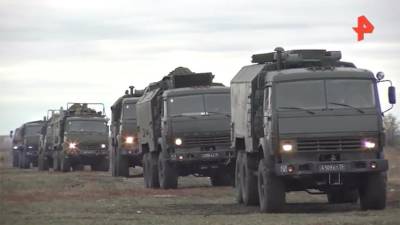 Минобороны показало видео возвращения военных с учений - iz.ru - Крым - Псков