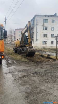 На Северной в Чехове обустраивают тротуар - sakhalin.info - район Холмский