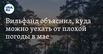 Роман Вильфанд - Вильфанд объяснил, куда можно уехать от плохой погоды в мае - ura.news - Мурманск - Новосибирская обл. - Омская обл. - Томская обл.