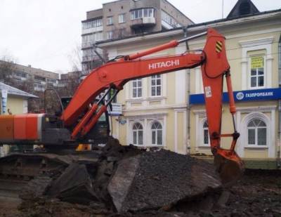 На улице Кирова в Глазове начались земляные работы - gorodglazov.com - респ. Удмуртия - Жители - Реконструкция - Строительство