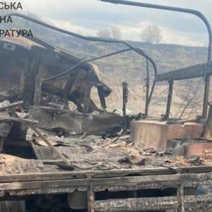 Опубликованы фото с места подрыва машины ВСУ в Луганской области. Фото - reporter-ua.com - Луганская обл.