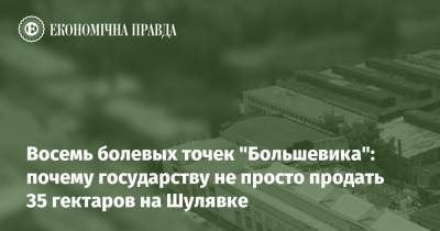 Восемь болевых точек "Большевика": почему государству не просто продать 35 гектаров на Шулявке - epravda.com.ua - місто Киев