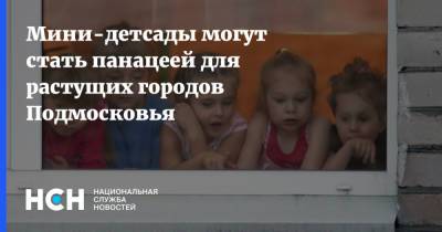 Мини-детсады могут стать панацеей для растущих городов Подмосковья - nsn.fm - Московская обл.