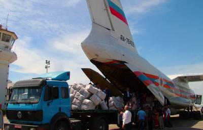 Самолеты МЧС России с грузом гуманитарной помощи приземлились в Индии - news-front.info - Россия - Индия