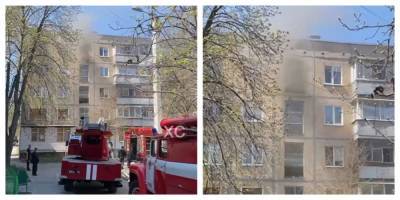 В харьковской высотке разгорелся сильный пожар, людей эвакуировали: кадры с места - kharkov.politeka.net - Харьковская обл. - Харьков