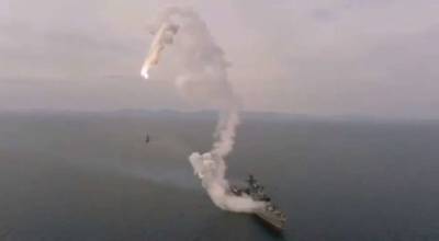 Российский фрегат «Маршал Шапошников» запустил ракету Калибр-НК (ВИДЕО) - lenta.ua - Россия - Владивосток - Дальний Восток