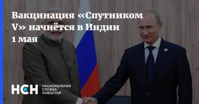Владимир Путин - Венкатеш Варм - Вакцинация «Спутником V» начнётся в Индии 1 мая - nsn.fm - Москва - Индия