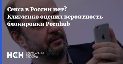 Герман Клименко - Секса в России нет? Клименко оценил вероятность блокировки Pornhub - nsn.fm