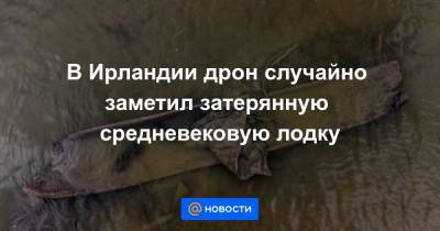 В Ирландии дрон случайно заметил затерянную средневековую лодку - news.mail.ru - Ирландия