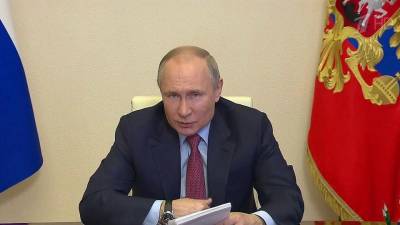 Владимир Путин - Экономические связи и ситуацию вокруг «Северного потока — 2» обсудил президент на встрече с французскими бизнесменами - 1tv.ru