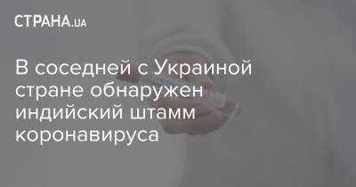 Олег Рубан - В соседней с Украиной стране обнаружен индийский штамм коронавируса - strana.ua - Киев - Румыния