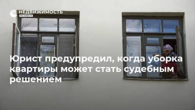 Егор Редин - Юрист предупредил, когда уборка квартиры может стать судебным решением - realty.ria.ru - Москва - Россия