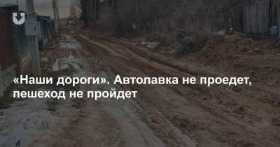 «Наши дороги». Автолавка не проедет, пешеход не пройдет - news.tut.by - Минск