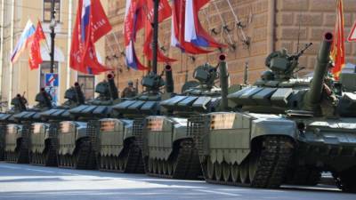 Минобороны РФ задействует в параде Победы пять видов танков - polit.info - Москва