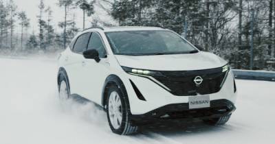 Компания Nissan испытала электрический кроссовер Ariya для европейского авторынка - avtonovostidnya.ru - Япония