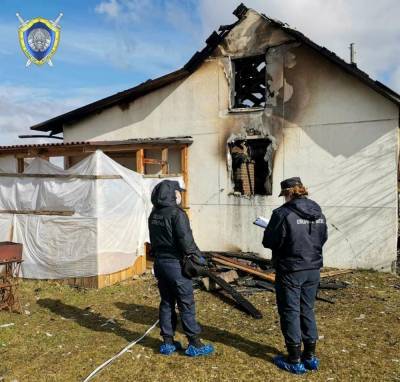 Бабушка и внук погибли на пожаре в Пуховичском районе - naviny.by - район Пуховичский