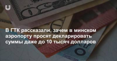 В ГТК рассказали, зачем в минском аэропорту просят декларировать суммы даже до 10 тысяч долларов - news.tut.by - Варшава