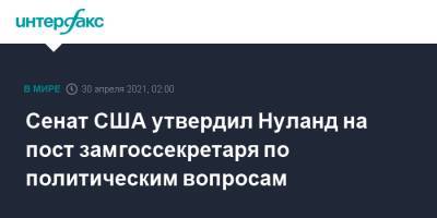 Джордж Буш - Виктория Нуланд - Викторий Нуланд - Энтони Блинкен - Сенат США утвердил Нуланд на пост замгоссекретаря по политическим вопросам - interfax.ru - Москва - США