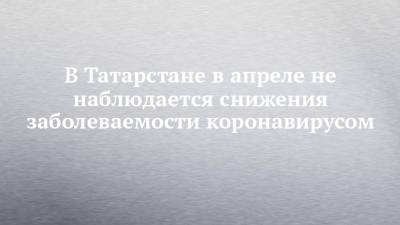 Любовь Авдонина - В Татарстане в апреле не наблюдается снижения заболеваемости коронавирусом - chelny-izvest.ru - респ. Татарстан