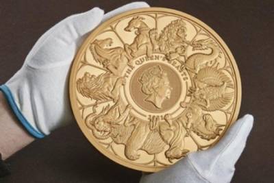 В Великобритании изготовили самую крупную в истории золотую монету - enovosty.com - Англия - Великобритания