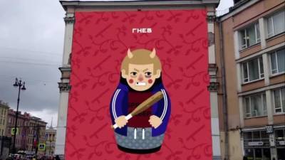 На фасаде домов в Петербурге "изобразили" гнев, похоть и чревоугодие - piter.tv - Москва - Санкт-Петербург