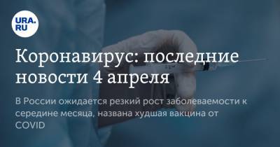 Альберто Фернандес - Коронавирус: последние новости 4 апреля. В России ожидается резкий рост заболеваемости к середине месяца, названа худшая вакцина от COVID - ura.news - Бразилия - Аргентина - Ухань