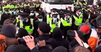 В Лондоне прошли масштабные демонстрации, задержано более 20 человек — видео - reendex.ru - Лондон