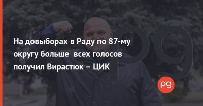 Александр Шевченко - Николай Тищенко - Василий Вирастюк - На довыборах в Раду по 87-му округу больше всех голосов получил Вирастюк – ЦИК - thepage.ua - Украина - Ивано-Франковская обл.