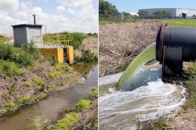 Во Флориде объявили чрезвычайное положение из-за утечки токсичных сточных вод - unn.com.ua - США - Киев - USA - шт.Флорида