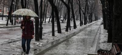 Мокрый снег и дождь пройдут в Карелии в понедельник: на дорогах будет скользко - stolicaonego.ru - Петрозаводск - республика Карелия