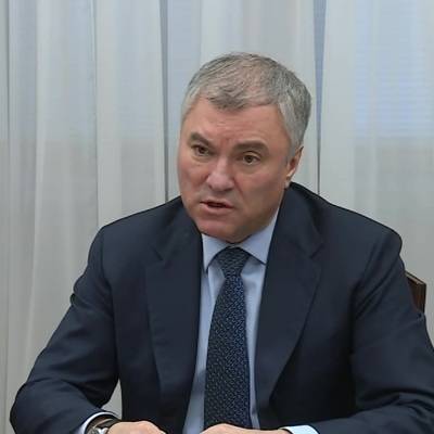 Владимир Зеленский - Вячеслав Володин - Володин прокомментировал новые санкции Украины - radiomayak.ru - Киев