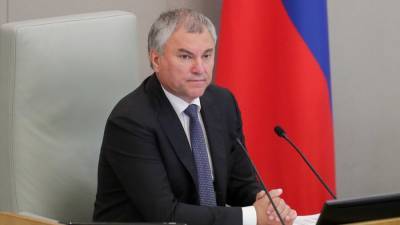 Вячеслав Володин - Володин оценил санкции со стороны Украины - m24.ru - Киев