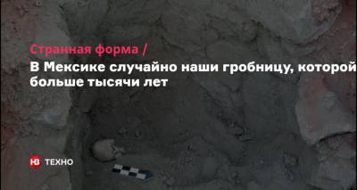 Странная форма. В Мексике случайно наши гробницу, которой больше тысячи лет - nv.ua - Мексика