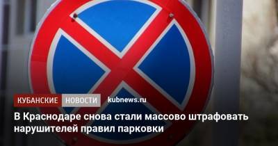 Евгений Первышов - В Краснодаре снова стали массово штрафовать нарушителей правил парковки - kubnews.ru - Краснодарский край - Краснодар