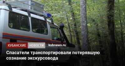 Спасатели транспортировали потерявшую сознание экскурсовода - kubnews.ru - Сочи - Краснодарский край