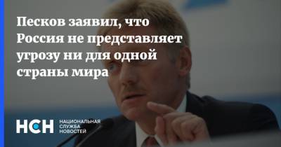 Дмитрий Песков - Песков заявил, что Россия не представляет угрозу ни для одной страны мира - nsn.fm - Ростовская обл.