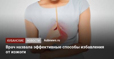 Врач назвала эффективные способы избавления от изжоги - kubnews.ru - Москва