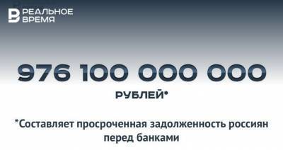 976,1 млрд рублей «плохих» долгов россиян по кредитам — это много или мало? - realnoevremya.ru