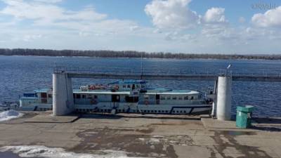 По-прежнему на «подушках»: навигация по Волге у Самары еще не открыта - riafan.ru - Самара