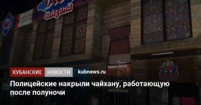 Полицейские накрыли чайхану, работающую после полуночи - kubnews.ru - Анапа - Краснодарский край