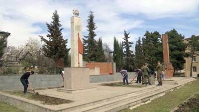 Российские миротворцы в Карабахе инициировали акцию ко Дню Победы - iz.ru - район Аскеранский