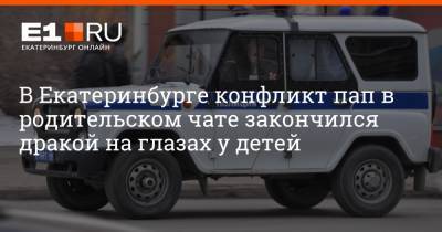 Сергей Рябков - Артем Устюжанин - В Екатеринбурге конфликт пап в родительском чате закончился дракой на глазах у детей - e1.ru - Екатеринбург
