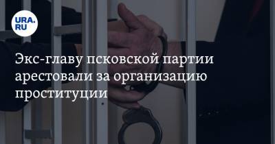 Экс-главу псковской партии арестовали за организацию проституции - ura.news - Псков